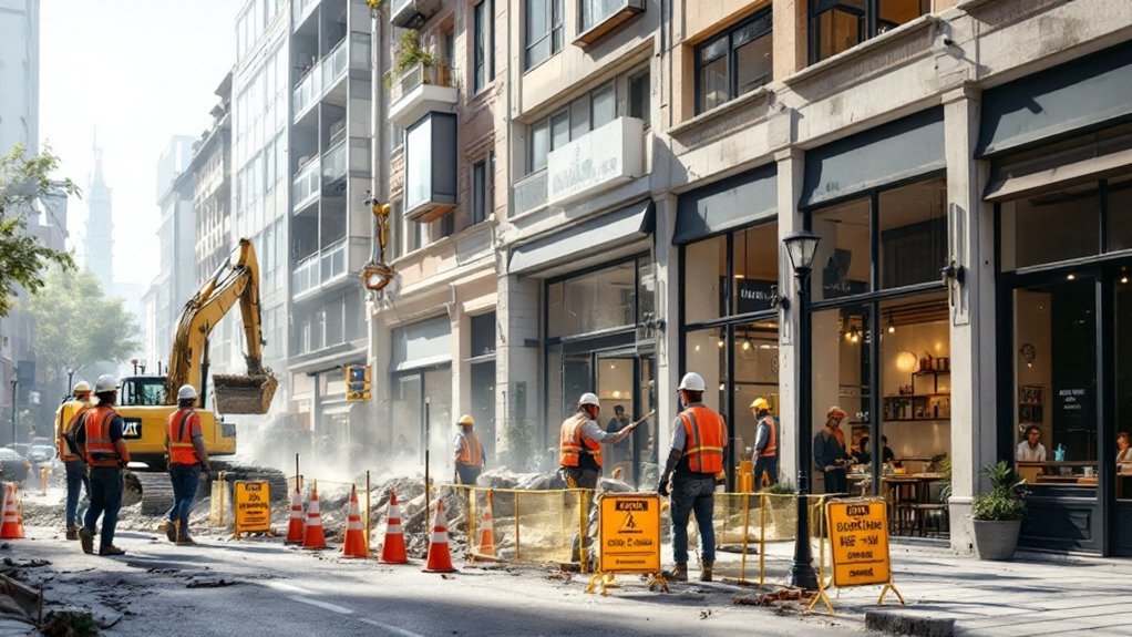 Managing Demolition Around Operating Businesses