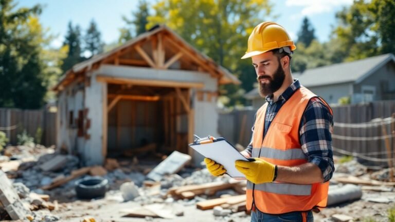 garage shed demolition checklist