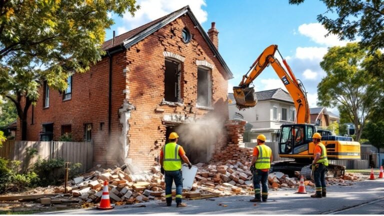 melbourne brick house demolition