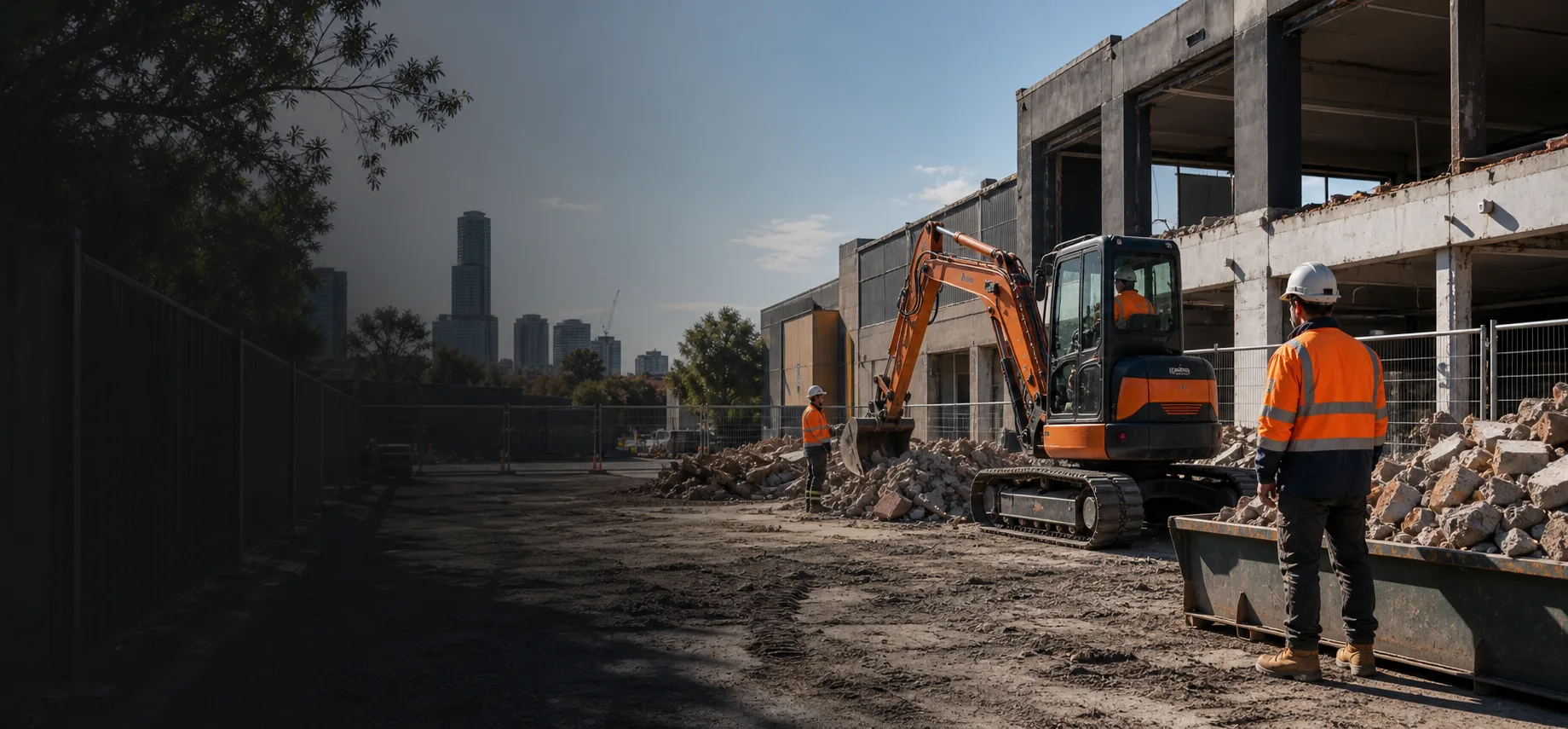 Melbourne demolition site planning